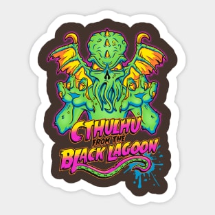 Cthulhu from the Black Lagoon Sticker